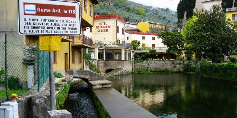 Aril, the shortest river in Europe
